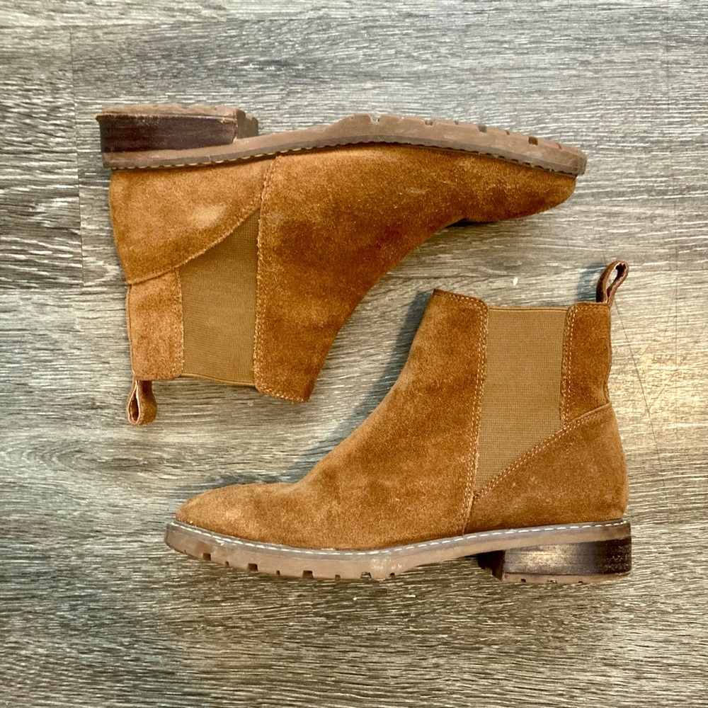 Steve Madden Leopold Chelsea boots in camel size 7